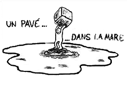 un pavé dans la mare